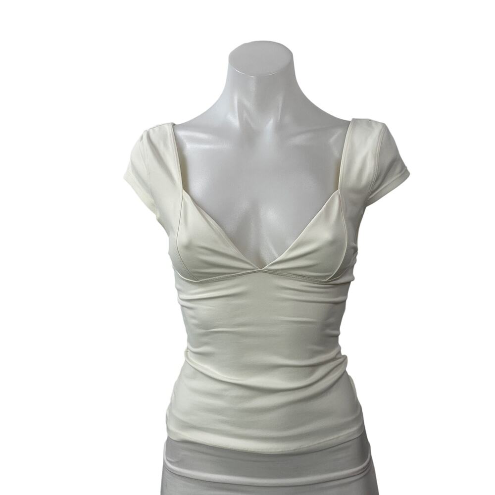 Intimately Free People Womens White Short Cap Sleeves Duo Corset Camisole Top XS